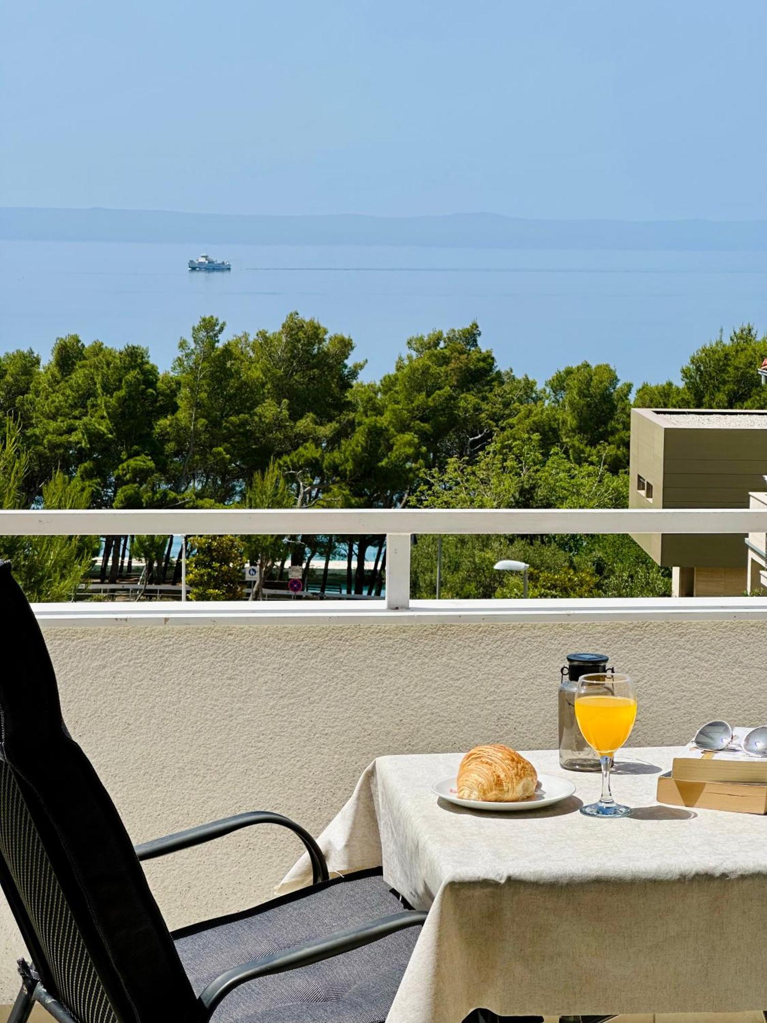 Penthouse Studio With Sea View Makarská Exteriér fotografie