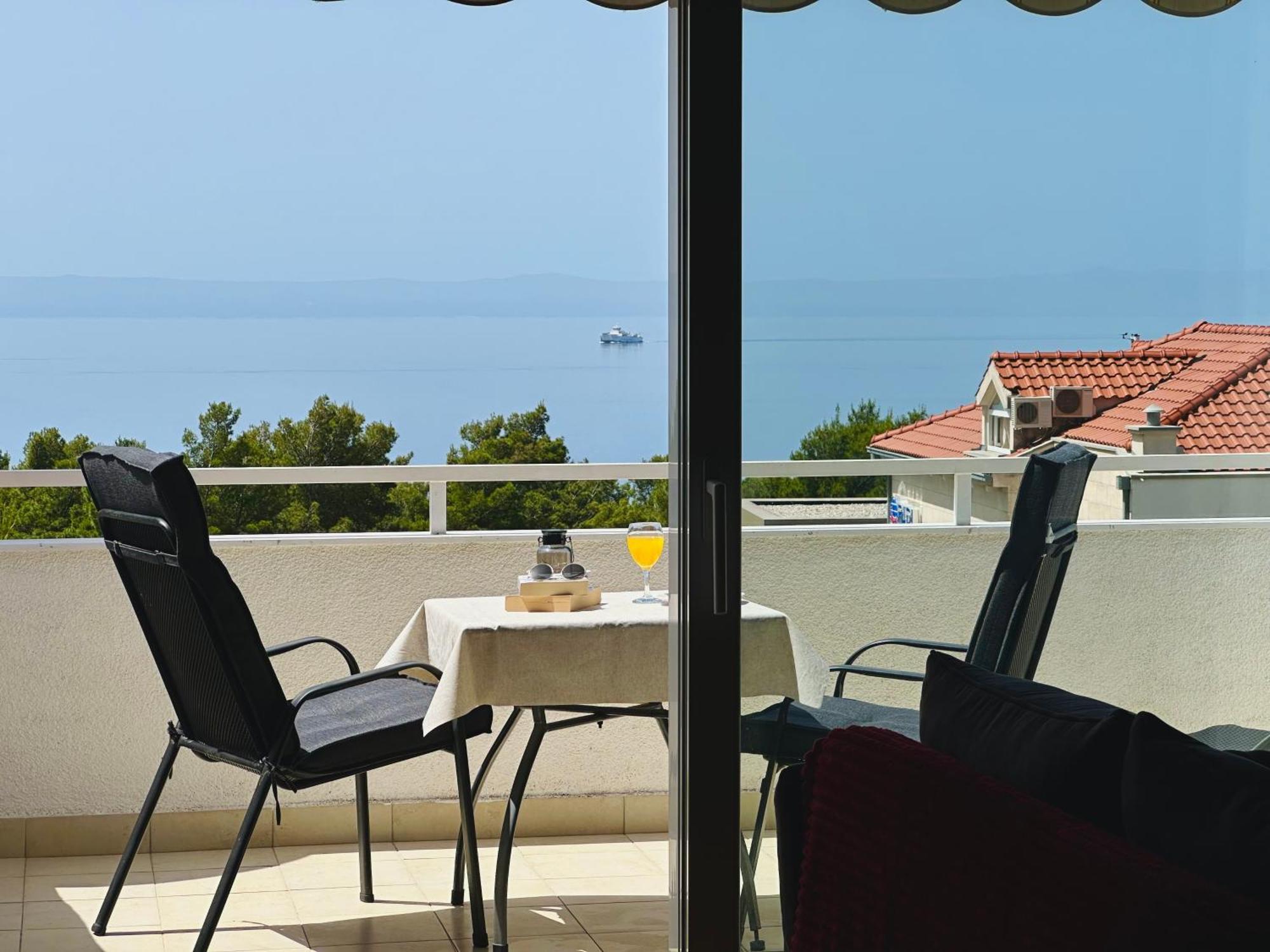 Penthouse Studio With Sea View Makarská Exteriér fotografie